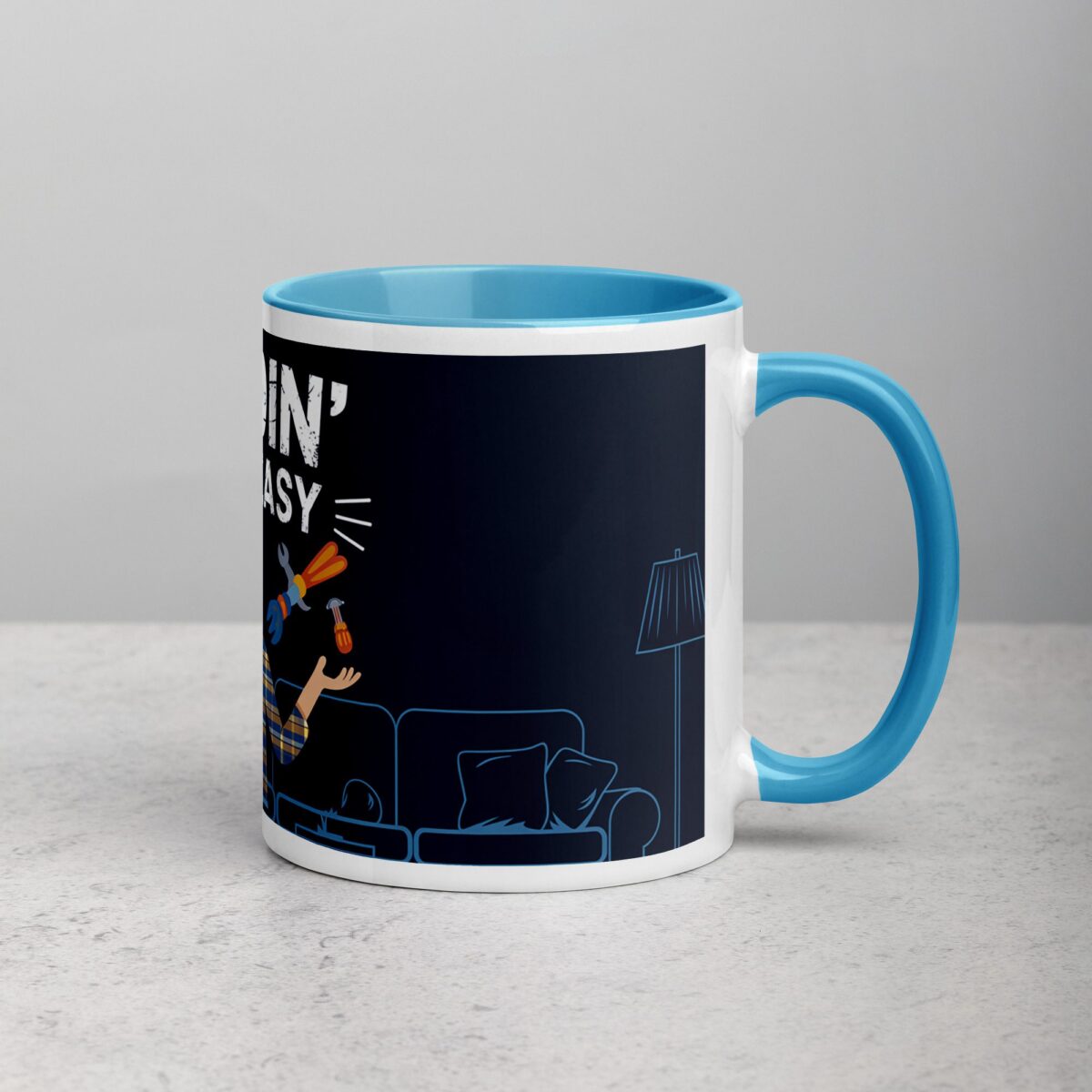 Daddin' Ain't Easy Dad Mug - Image 15