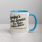 Grandpa’s Taxi Service: Free Rides, Endless Advice Mug - Image 15