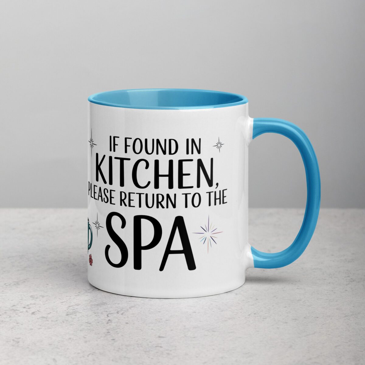 If Found in Kitchen, Please Return to the Spa Wife Mug - Image 15