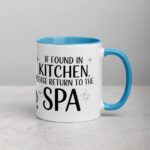 If Found in Kitchen, Please Return to the Spa Wife Mug - Image 15