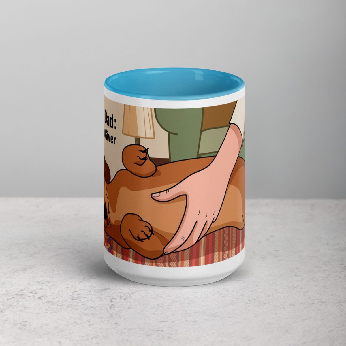 Dachshund Dad: Chief Belly Rub Giver Coffee Mug - Image 16
