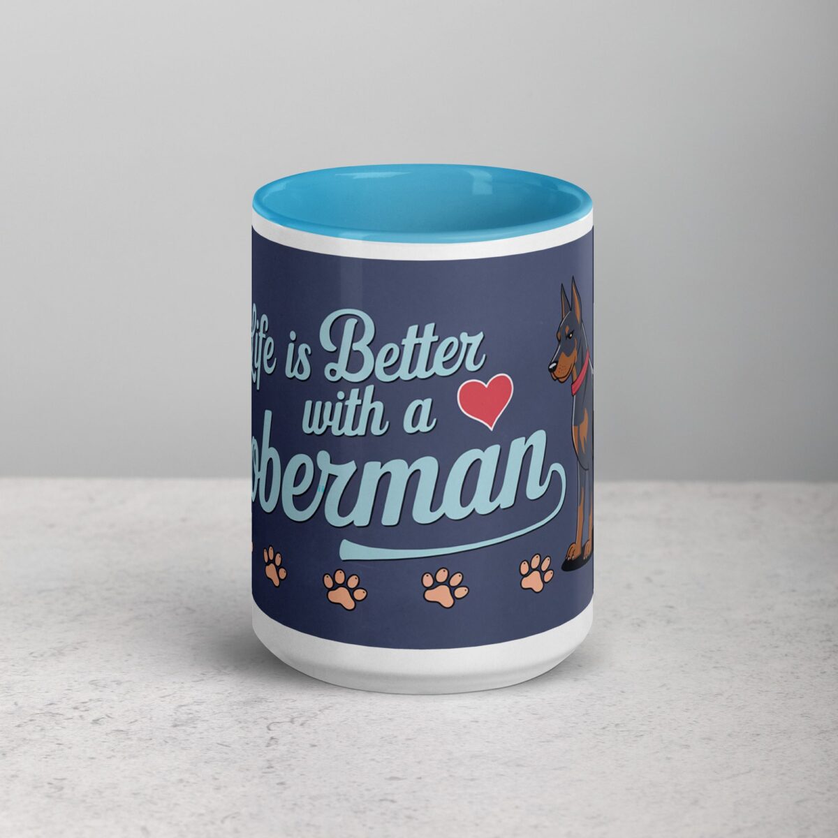 Life Is Better with a Doberman Coffee Mug & Tea Cup - Image 16