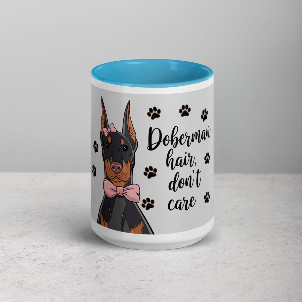 Doberman Hair, Don’t Care Coffee Mug - Image 16