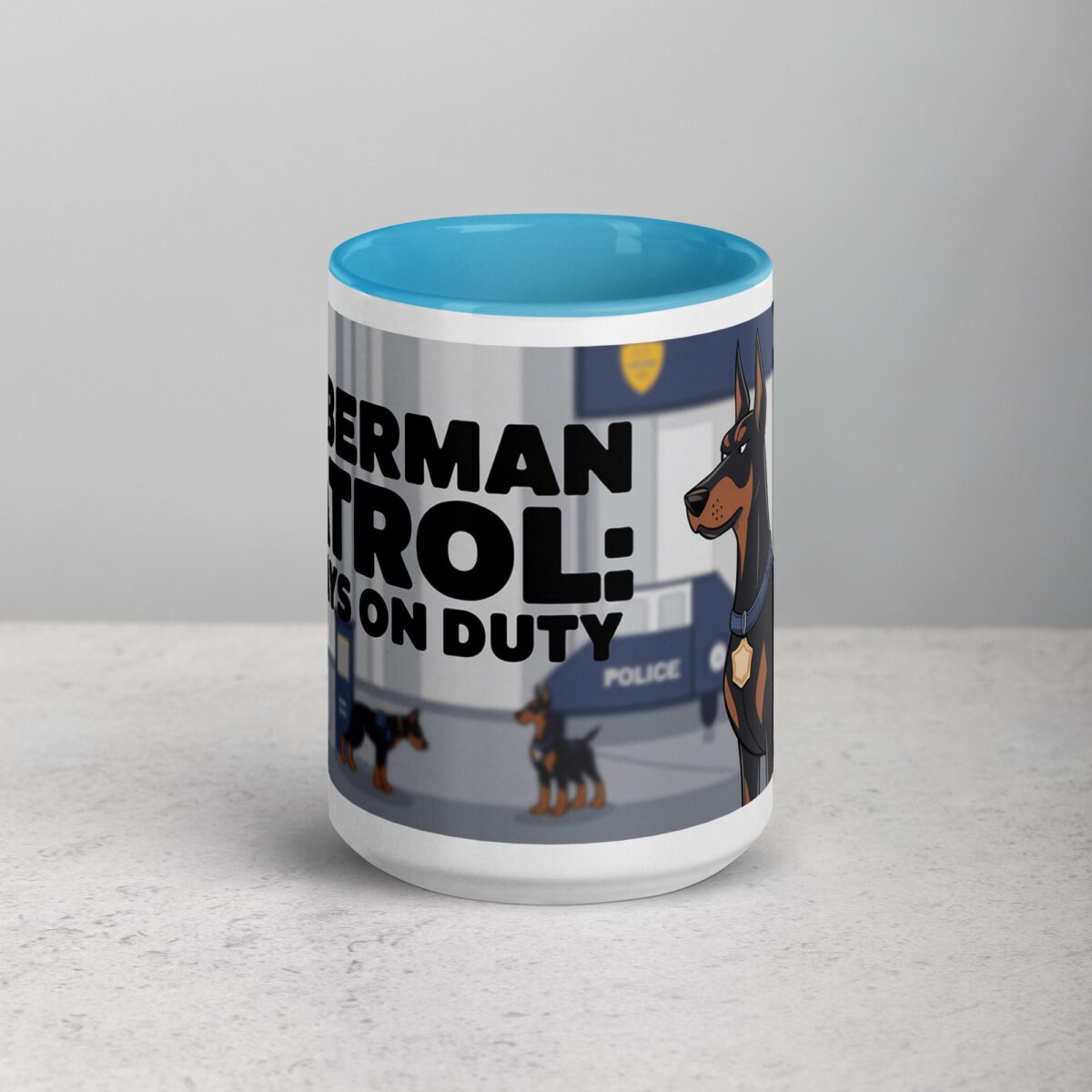Doberman Patrol: Always on Duty Coffee Mug & Tea Cup - Image 16