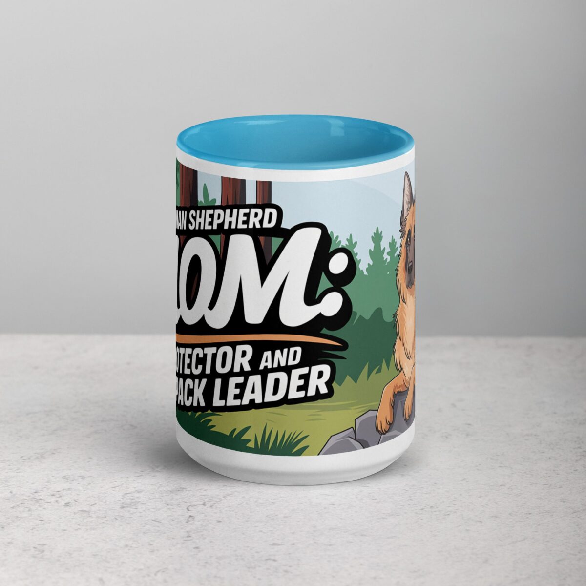 German Shepherd Mom: Protector and Pack Leader Mug - Image 16