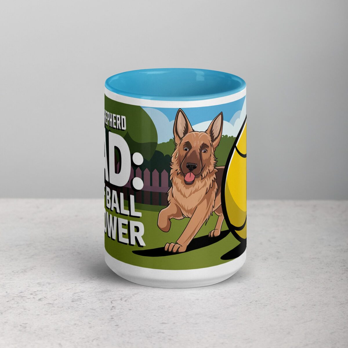German Shepherd Dad: Chief Ball Thrower Mug - Image 16
