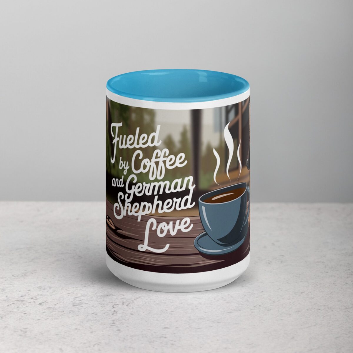 Fueled by Coffee and German Shepherd Love Mug - Image 16