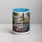 Fueled by Coffee and German Shepherd Love Mug - Image 16