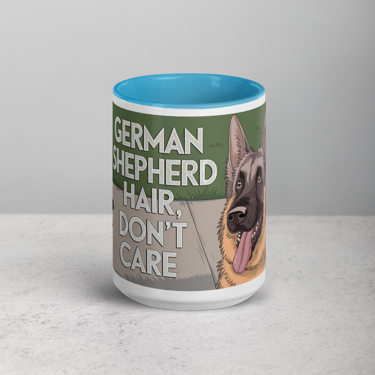 German Shepherd Hair, Don’t Care Coffee Mug - Image 16