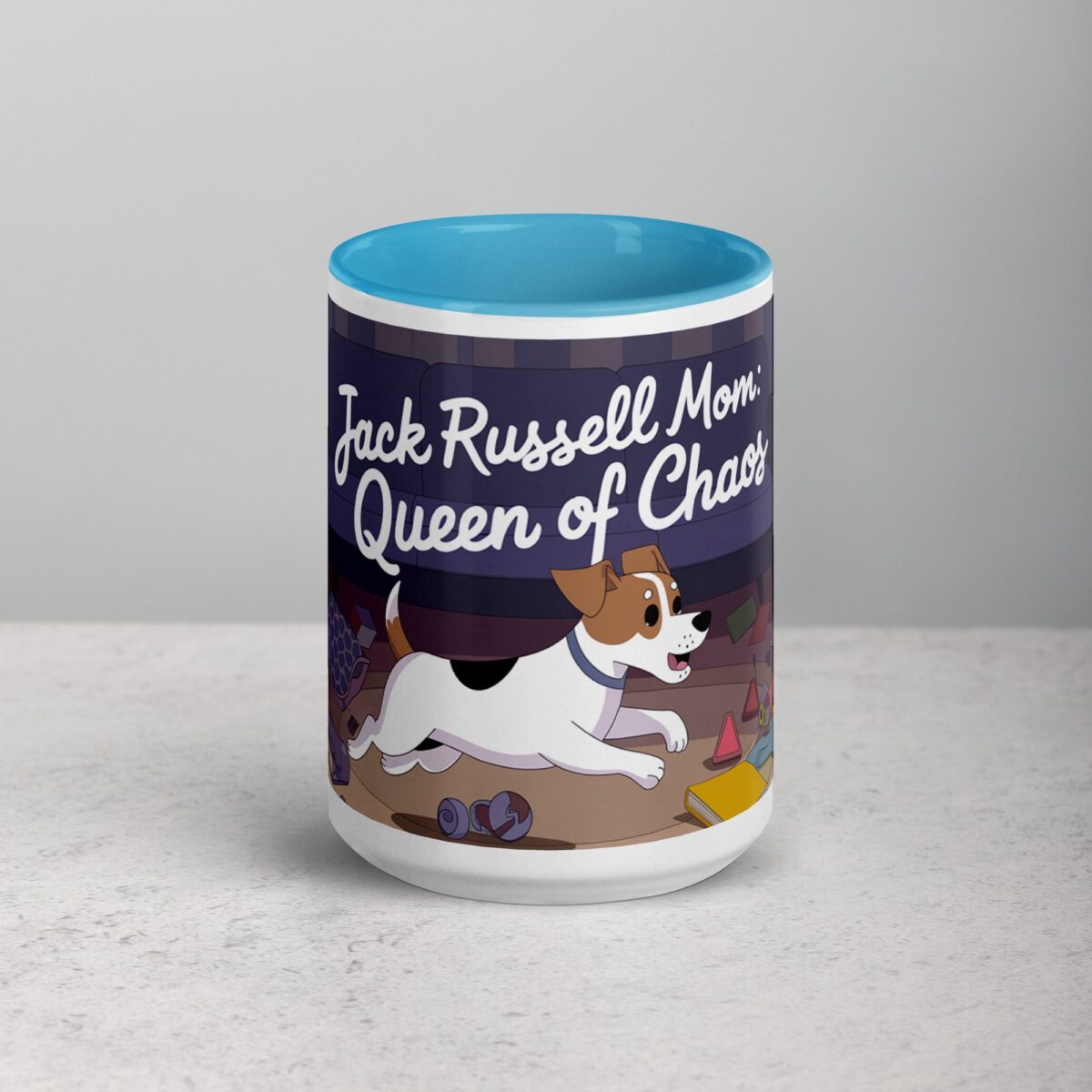 Jack Russell Mom: Queen of Chaos Coffee Mug - Image 16