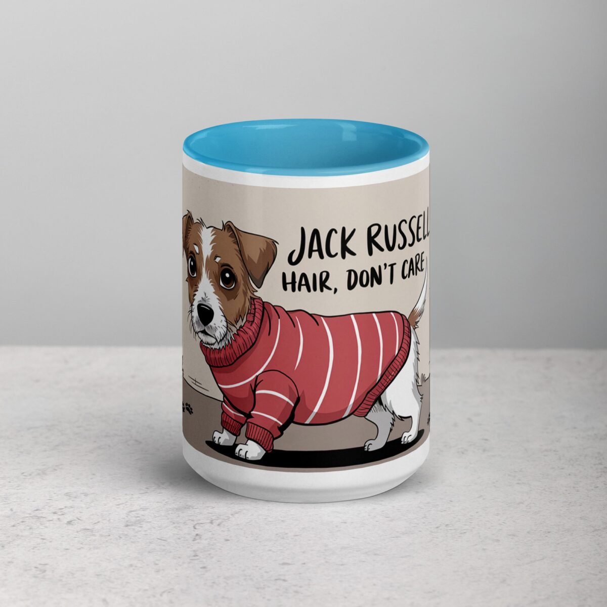 Jack Russell Hair, Don’t Care Coffee Mug - Image 16