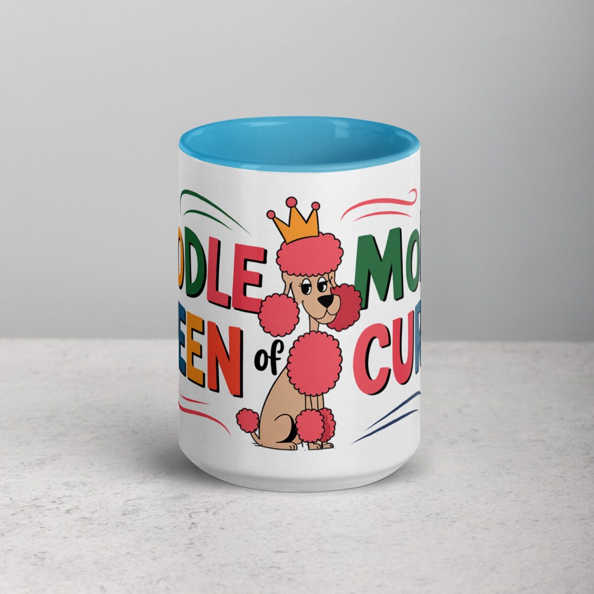 Poodle Mom: Queen of Curls Coffee Mug - Image 16