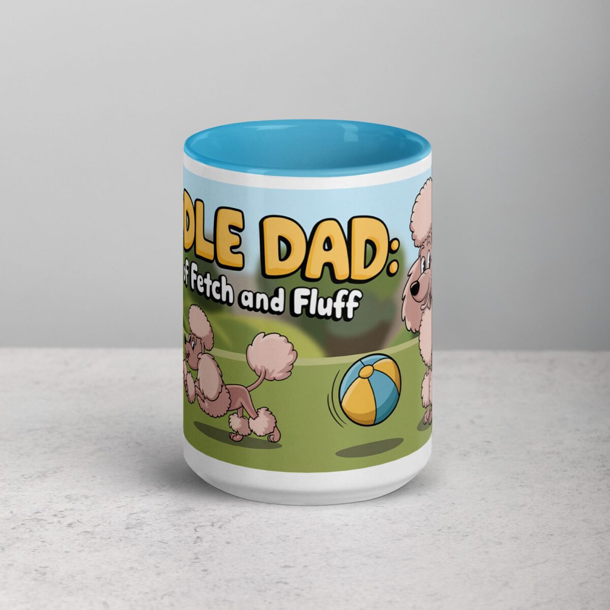 Poodle Dad: Master of Fetch and Fluff Coffee Mug - Image 16