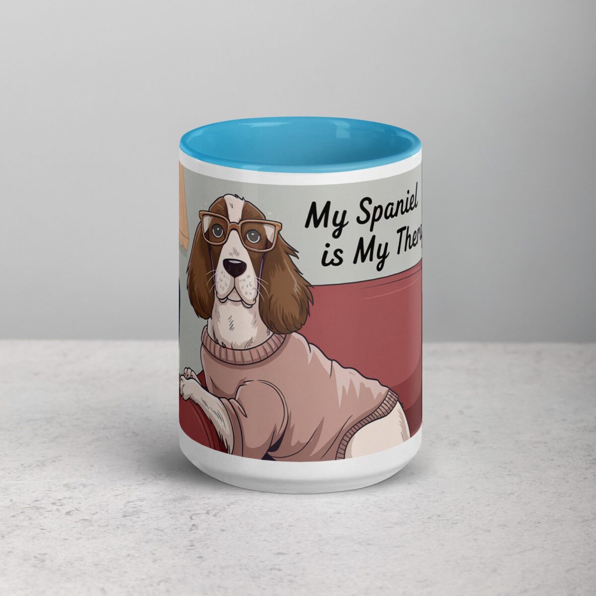 My Spaniel Is My Therapist Coffee Mug - Image 16