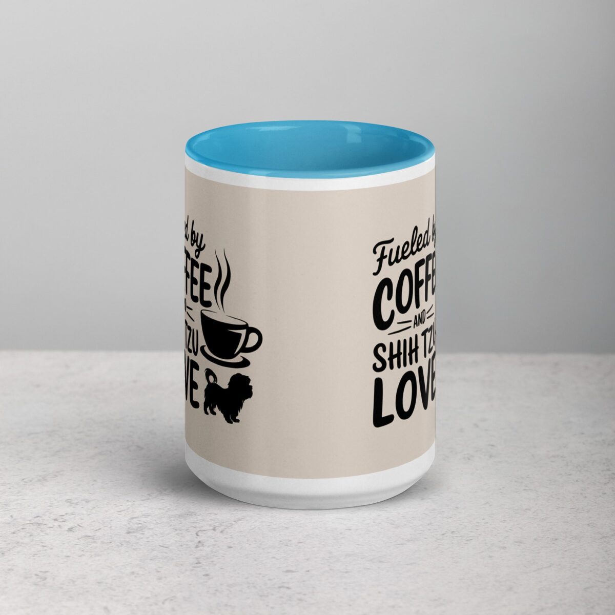 Fueled by Coffee and Shih Tzu Love Mug - Image 16