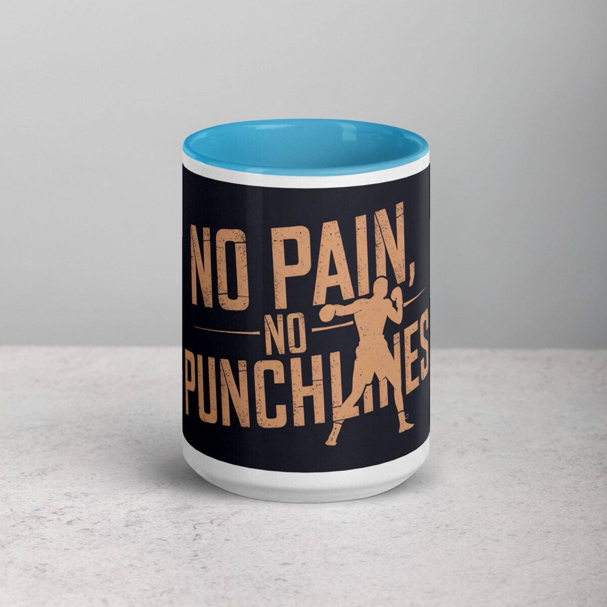 No Pain, No Punchlines Boxing Mug - Image 16