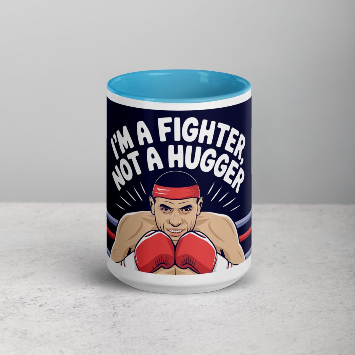 I’m a Fighter, Not a Hugger Boxing Mug - Image 16