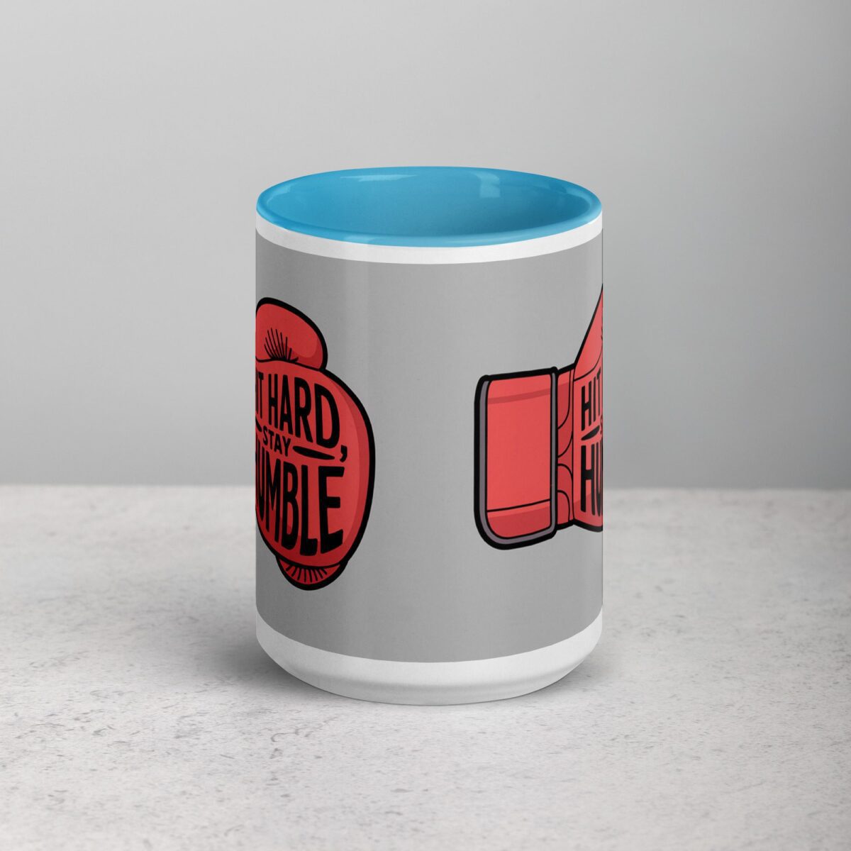 Hit Hard, Stay Humble Boxing Mug - Image 16