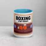 Boxing is My Therapy Coffee Mug & Tea Cup - Image 16