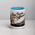 Stay Fierce, Stay Caffeinated Lion Coffee Mug - Image 16