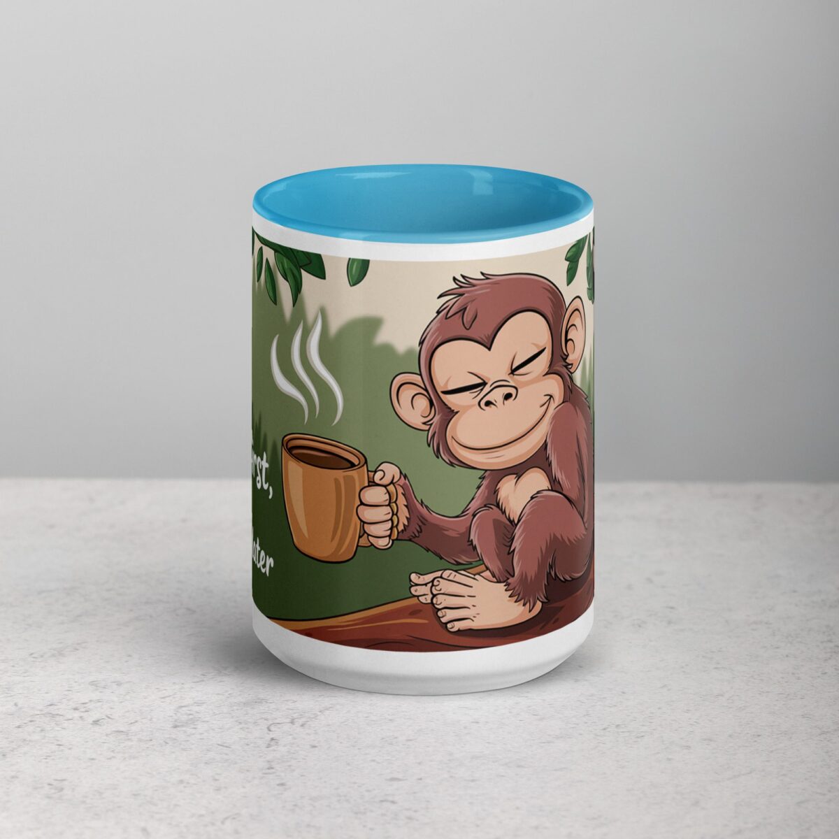 Coffee First, Monkey Business Later Mug - Image 16