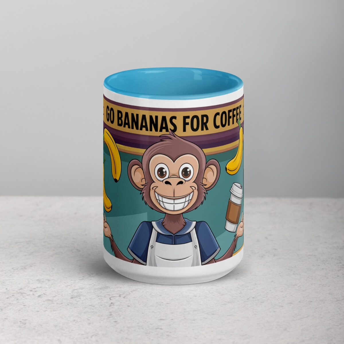 Go Bananas for Coffee Monkey Mug - Image 16