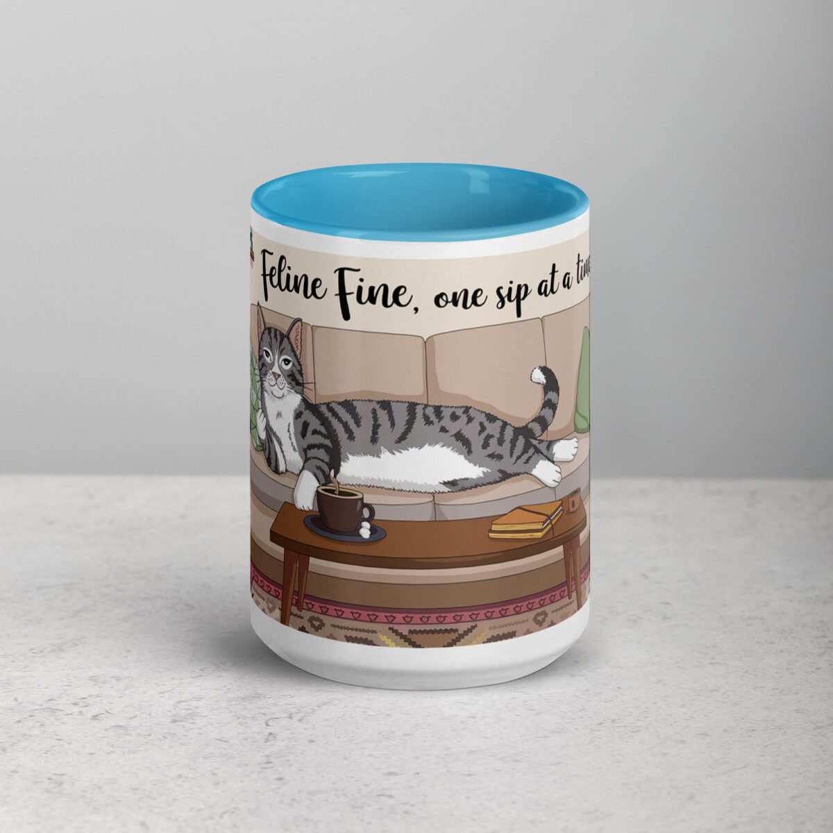 Feline Fine, One Sip at a Time Cat Mug - Image 16