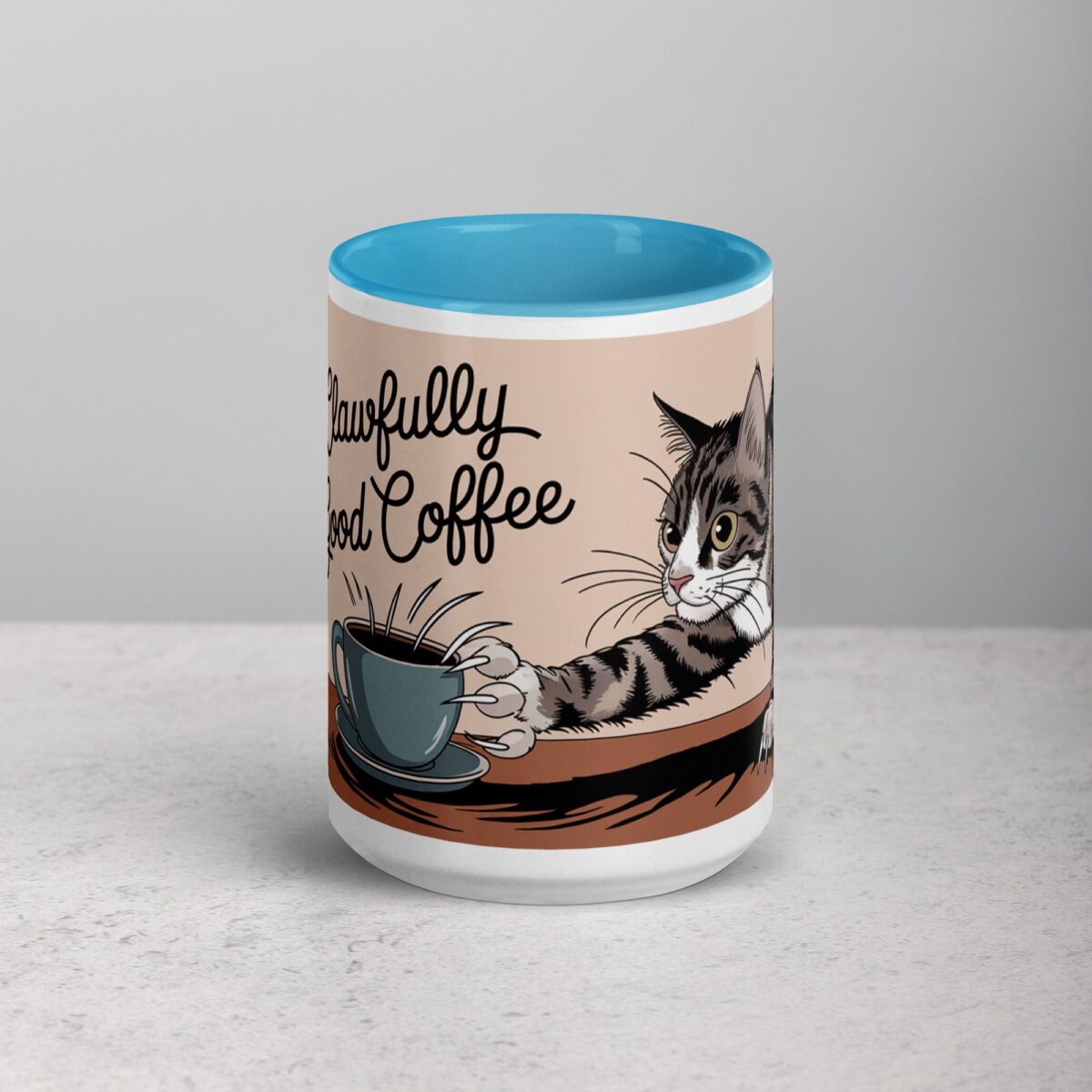Clawfully Good Coffee Cat Mug - Image 16