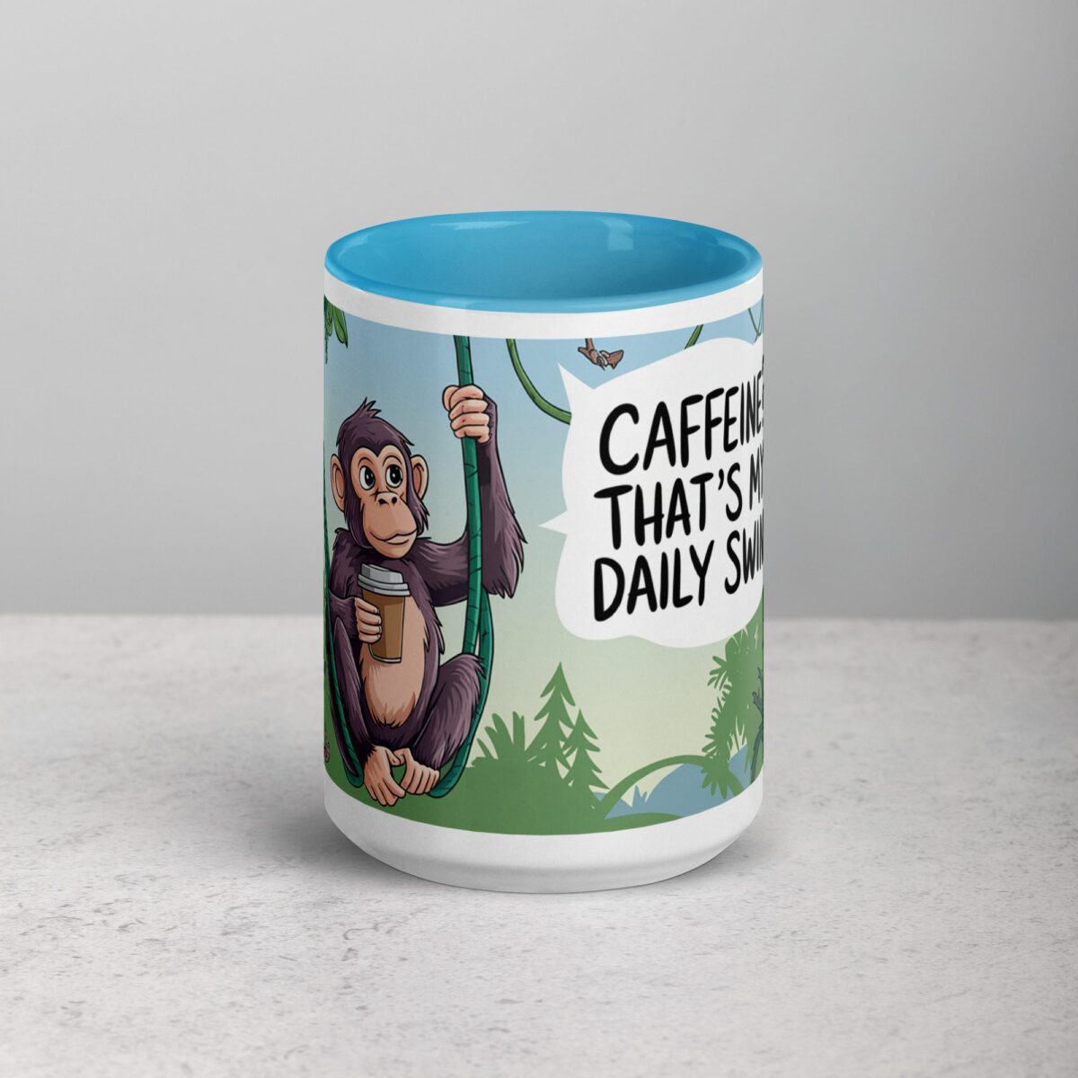 Caffeine? That’s My Daily Swing Monkey Mug - Image 16