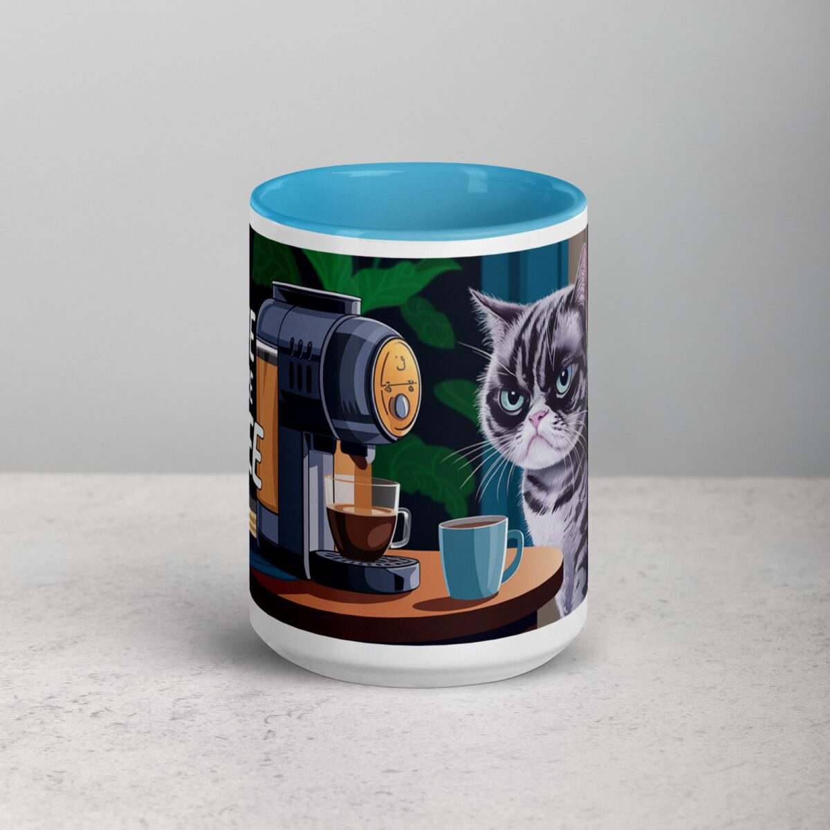 No Talkie Before Coffee Cat Mug - Image 16