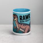 Rawr Means I Need Coffee Mug - Image 16