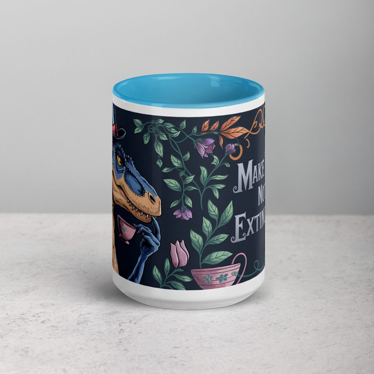 Make Tea, Not Extinction Dinosaur Cup - Image 16