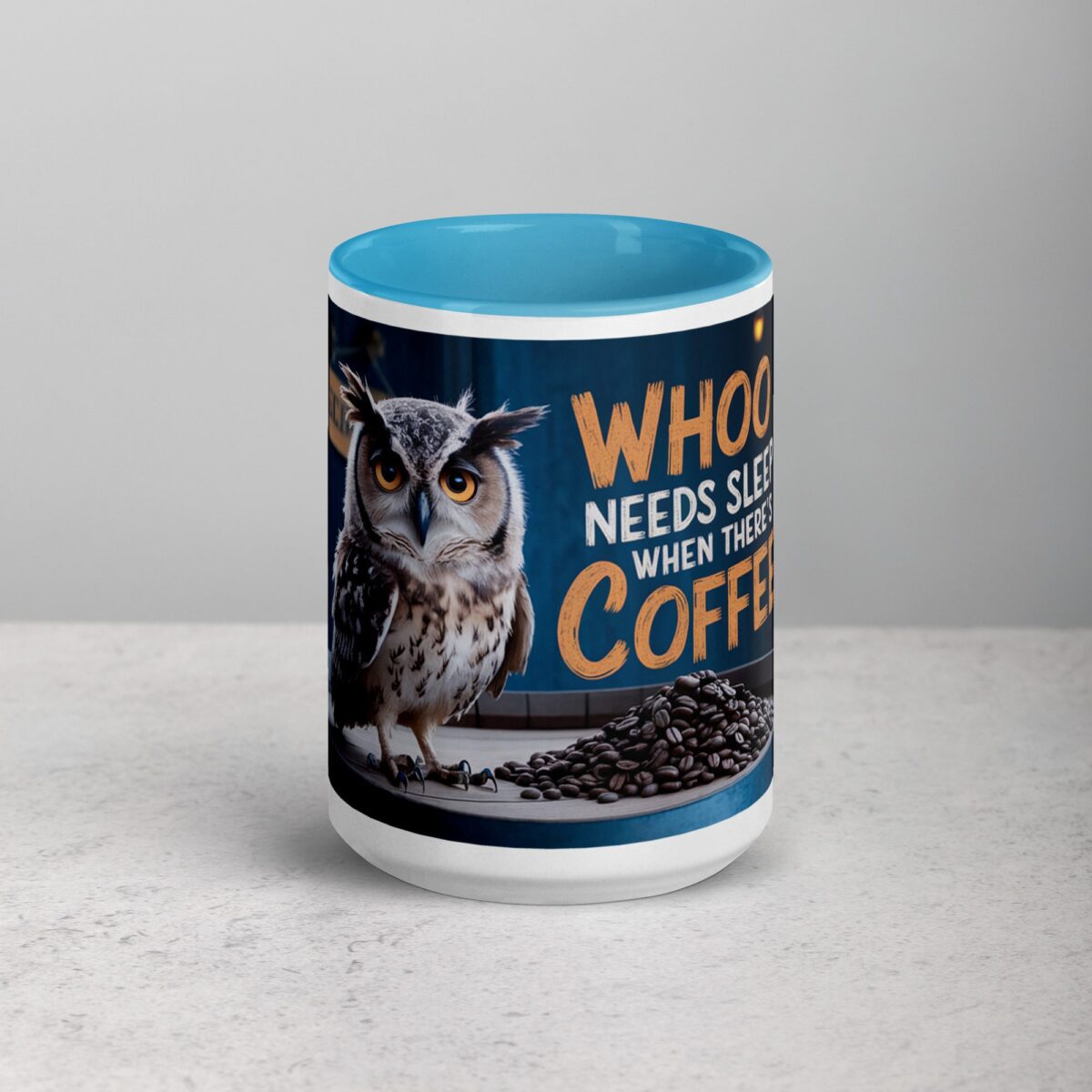 Whoo Needs Sleep When There's Coffee? Owl Mug - Image 16