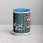 Feathers Fluffed, Coffee Cup Clutched Owl Mug - Image 16