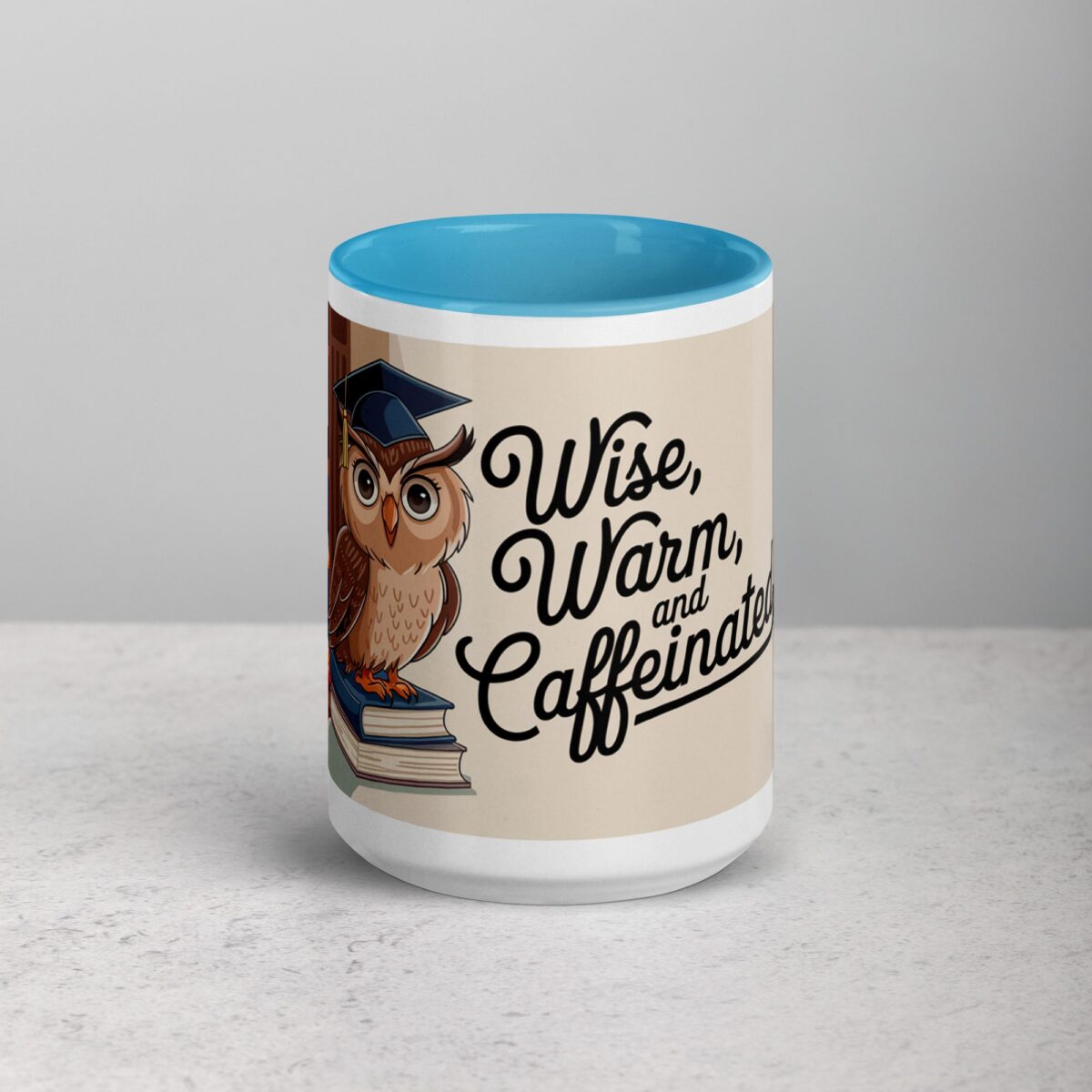 Wise, Warm, and Caffeinated Owl Coffee Mug - Image 16