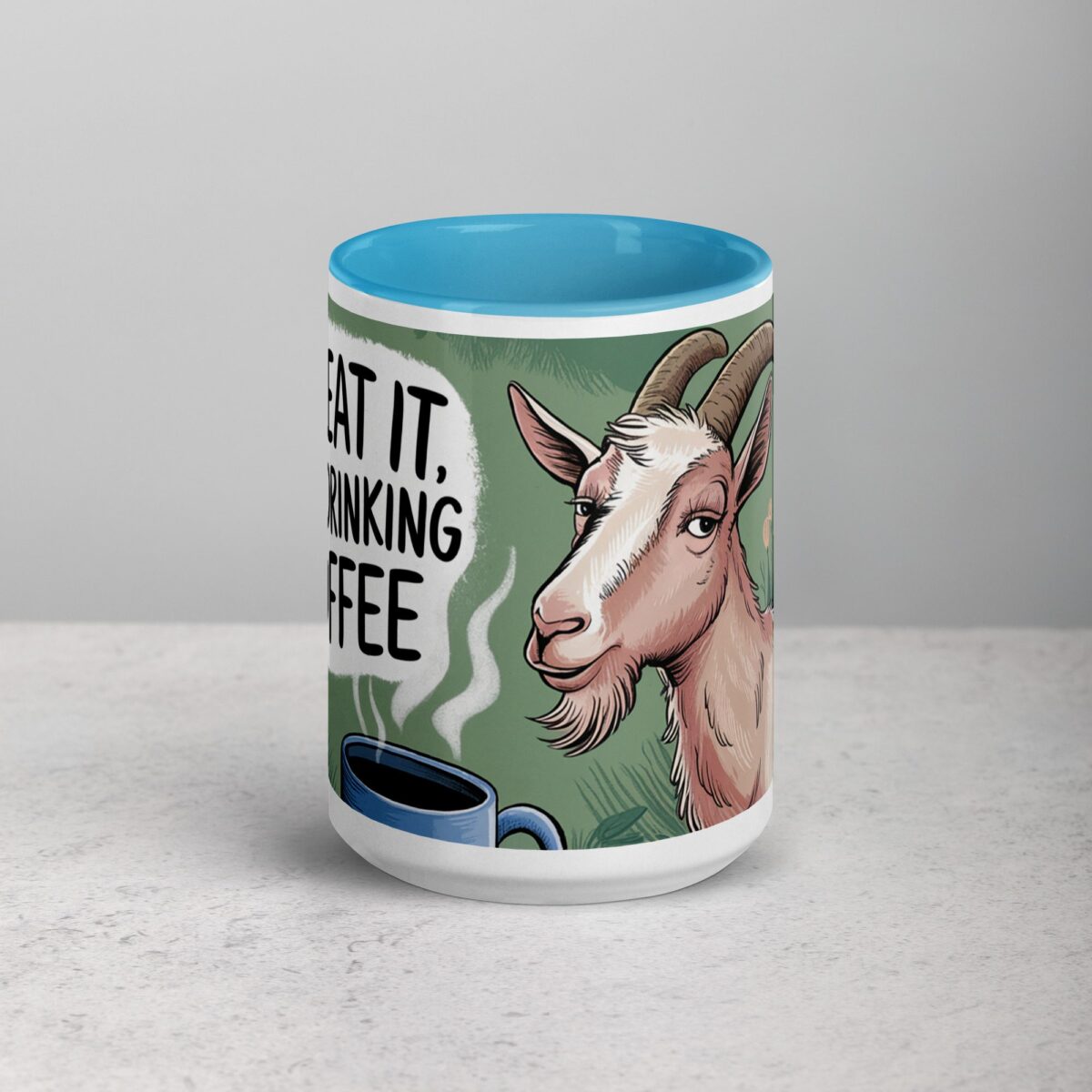 Bleat It, I’m Drinking Coffee Goat Mug - Image 16