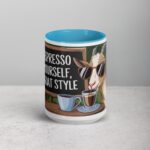 Espresso Yourself, Goat Style Coffee Mug - Image 16
