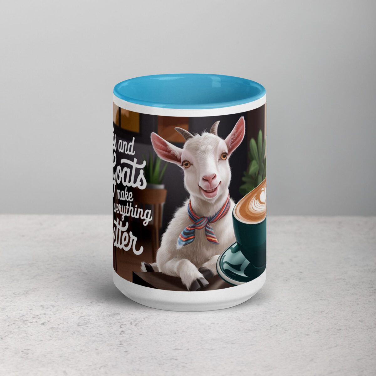 Lattes and Goats Make Everything Better Mug - Image 16