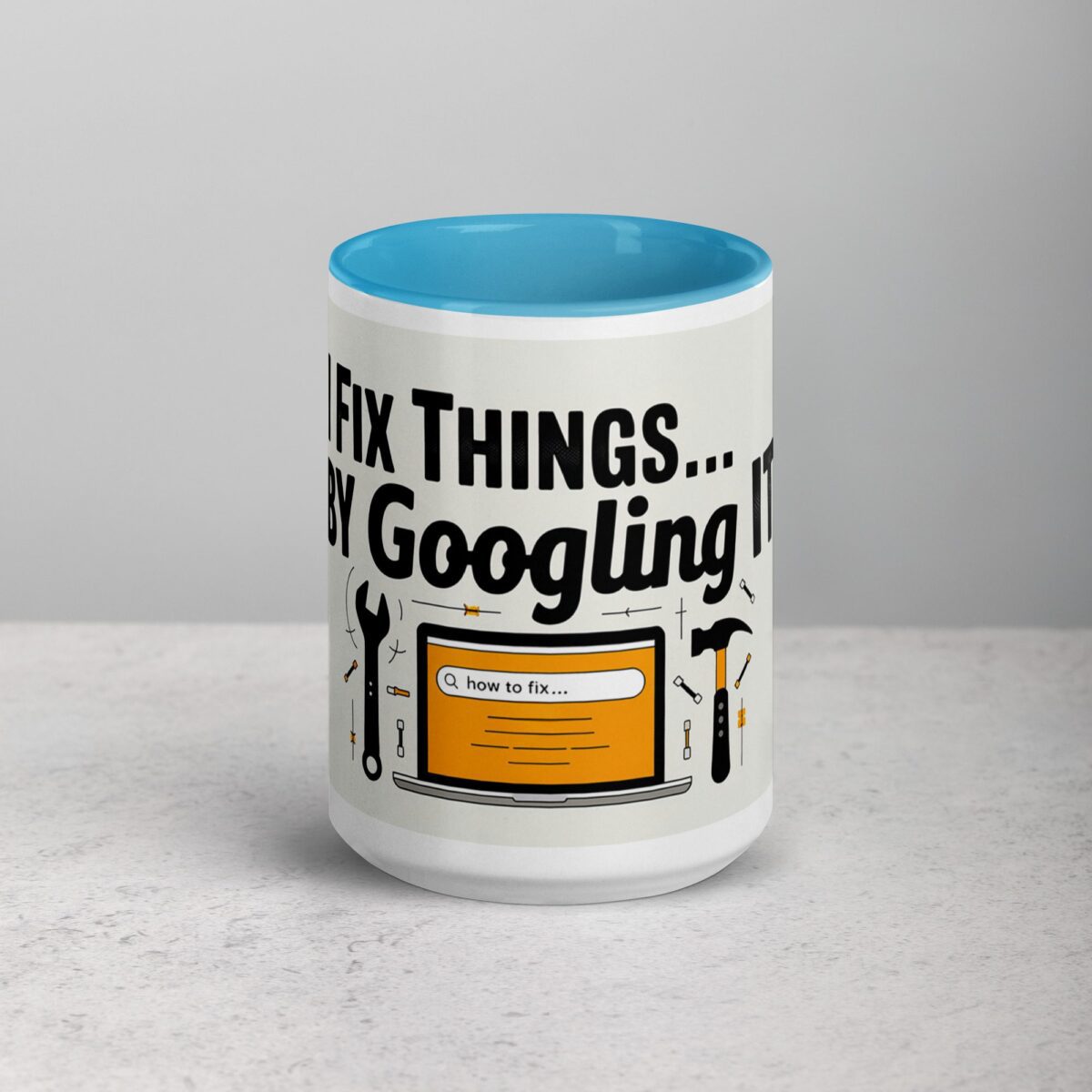 I Fix Things... By Googling It Dad Coffee Mug - Image 16