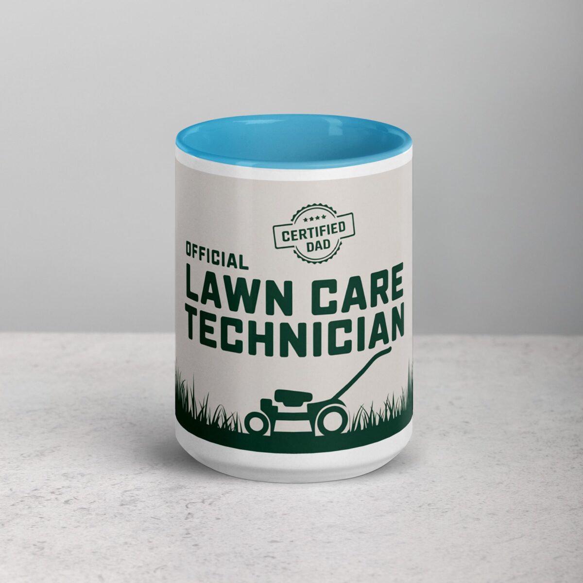 Official Lawn Care Technician Dad Coffee Mug - Image 16