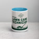 Official Lawn Care Technician Dad Coffee Mug - Image 16