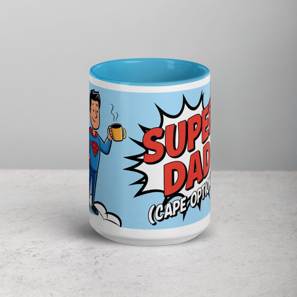 Super Dad Superhero Coffee Mug - Image 16