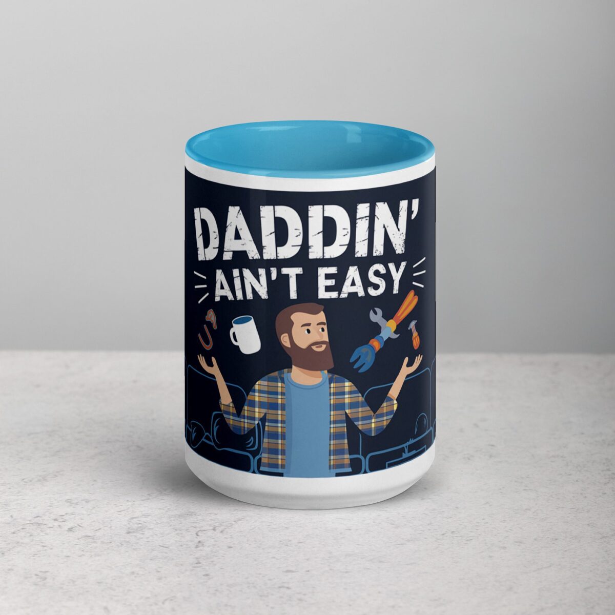 Daddin' Ain't Easy Dad Mug - Image 16