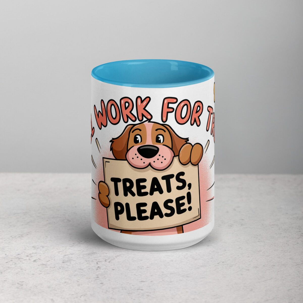 Will Work for Treats Dog Coffee Mug - Image 16