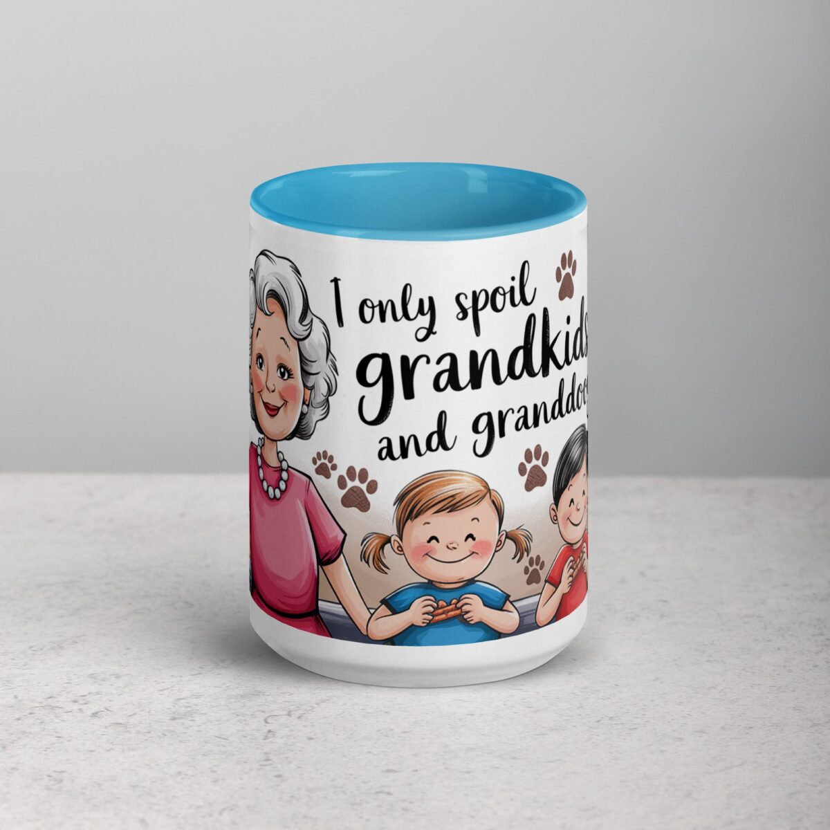I Only Spoil Grandkids and Granddogs Coffee Mug - Image 16