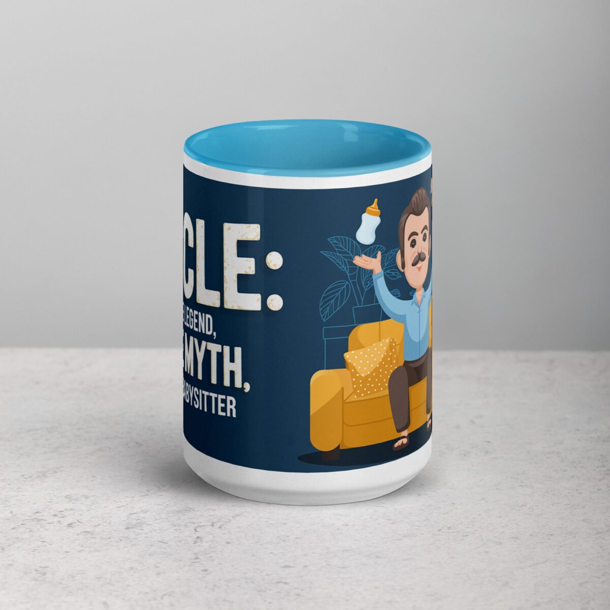 Uncle: The Legend, The Myth, The Babysitter Coffee Mug - Image 16