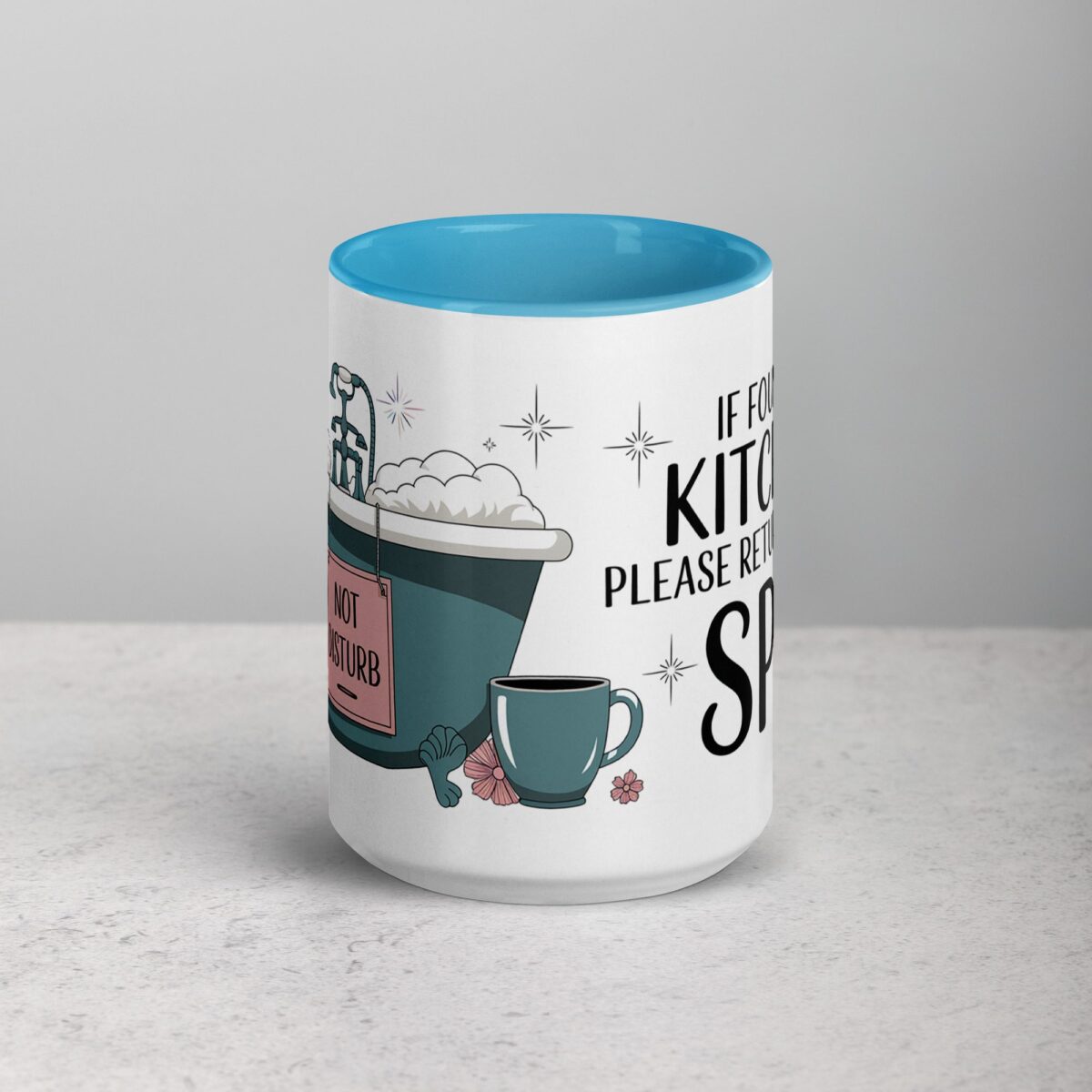 If Found in Kitchen, Please Return to the Spa Wife Mug - Image 16