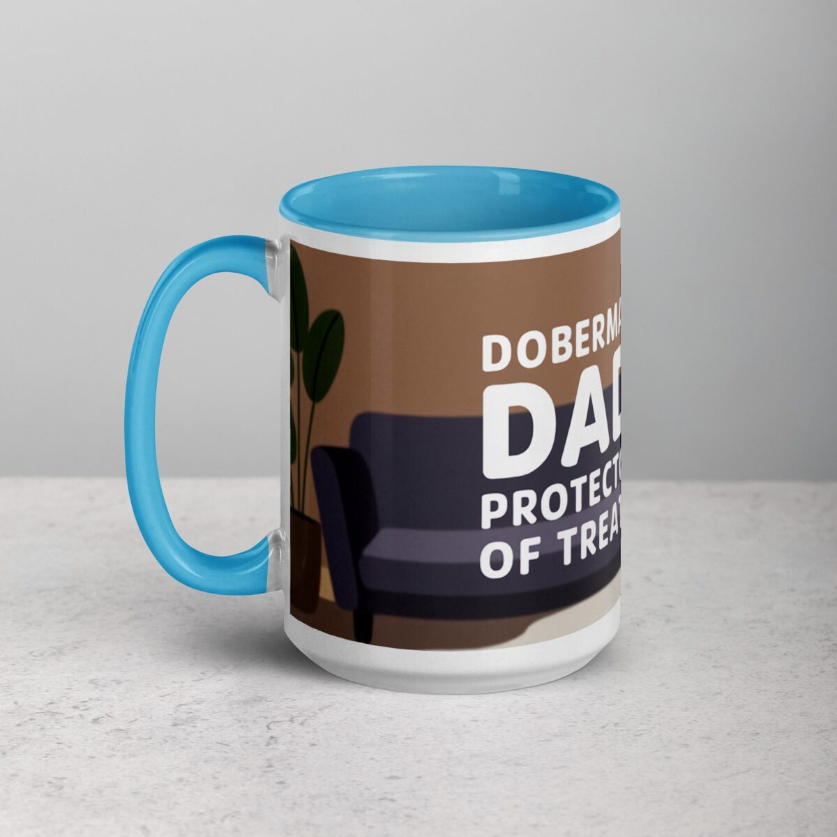 Doberman Dad: Protector of Treats Coffee Mug - Image 17
