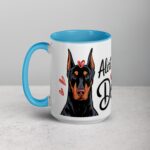 Alert and Adorable: That’s My Doberman Coffee Mug - Image 17