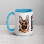I ❤️ My German Shepherd Coffee Mug & Tea Cup - Image 17